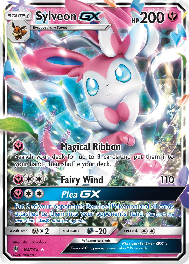 Sylveon GX (92/145) [Sun & Moon: Guardians Rising] | Gear Gaming Bentonville