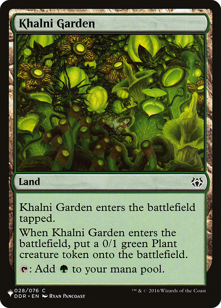 Khalni Garden [The List Reprints] | Gear Gaming Bentonville