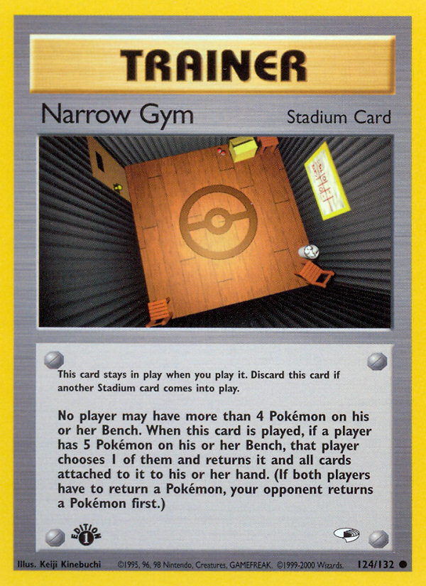 Narrow Gym (124/132) [Gym Heroes 1st Edition] | Gear Gaming Bentonville