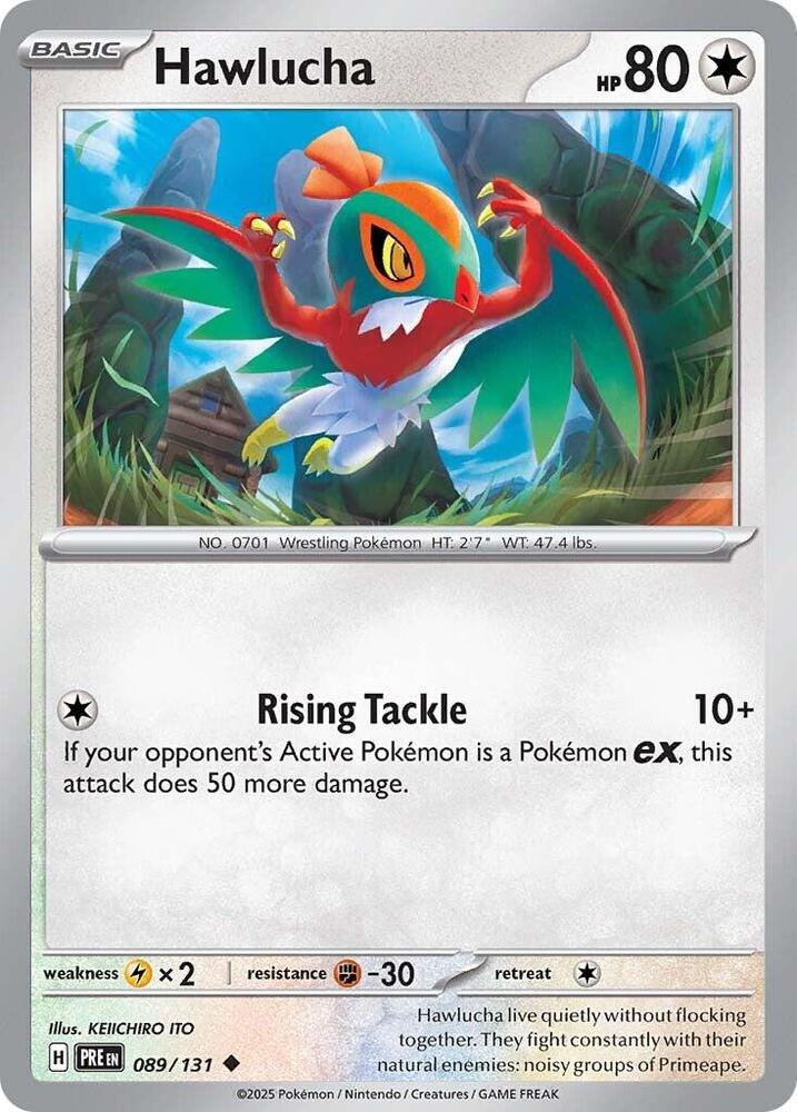 Hawlucha (089/131) [Scarlet & Violet: Prismatic Evolutions] | Gear Gaming Bentonville