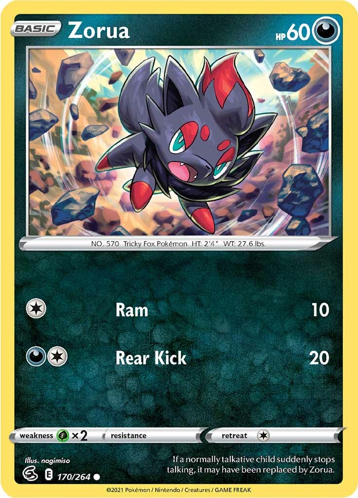 Zorua (170/264) [Sword & Shield: Fusion Strike] | Gear Gaming Bentonville