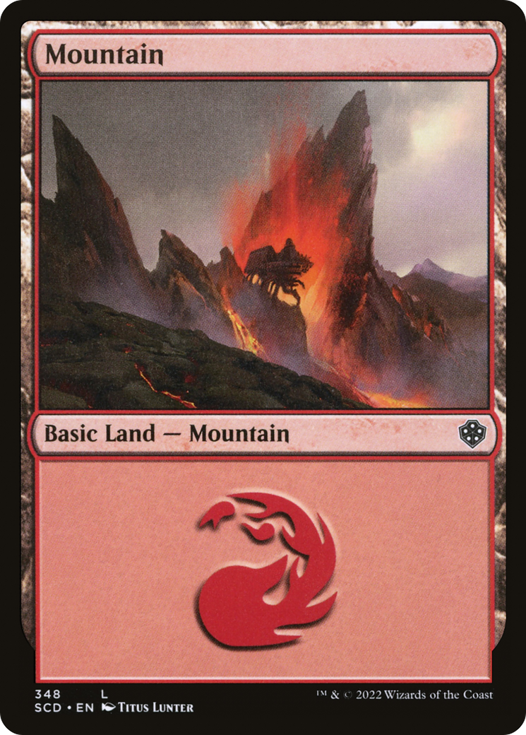 Mountain (348) [Starter Commander Decks] | Gear Gaming Bentonville