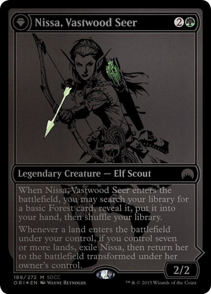 Nissa, Vastwood Seer // Nissa, Sage Animist [San Diego Comic-Con 2015] | Gear Gaming Bentonville
