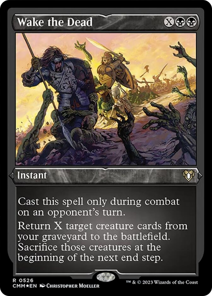 Wake the Dead (Foil Etched) [Commander Masters] | Gear Gaming Bentonville