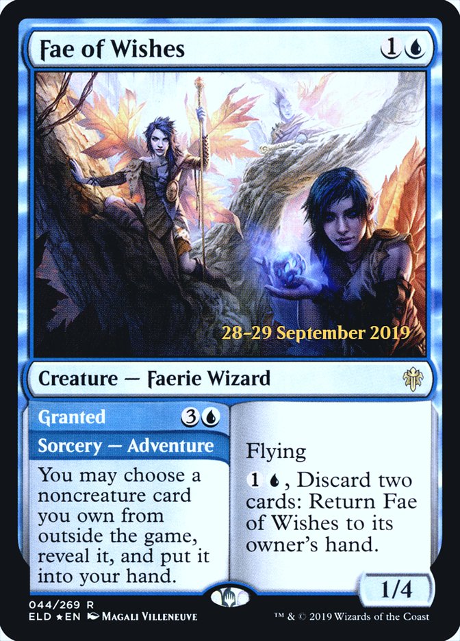 Fae of Wishes // Granted [Throne of Eldraine Prerelease Promos] | Gear Gaming Bentonville