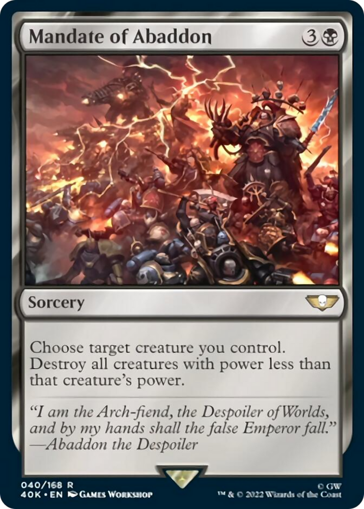 Mandate of Abaddon [Warhammer 40,000] | Gear Gaming Bentonville