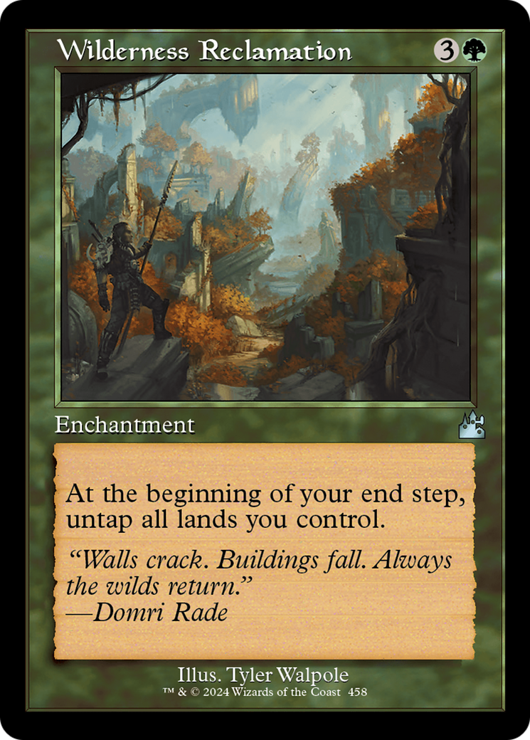 Wilderness Reclamation (Retro Frame) [Ravnica Remastered] | Gear Gaming Bentonville