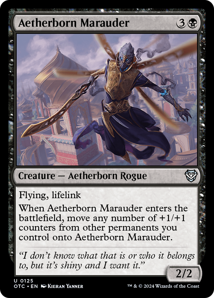 Aetherborn Marauder [Outlaws of Thunder Junction Commander] | Gear Gaming Bentonville