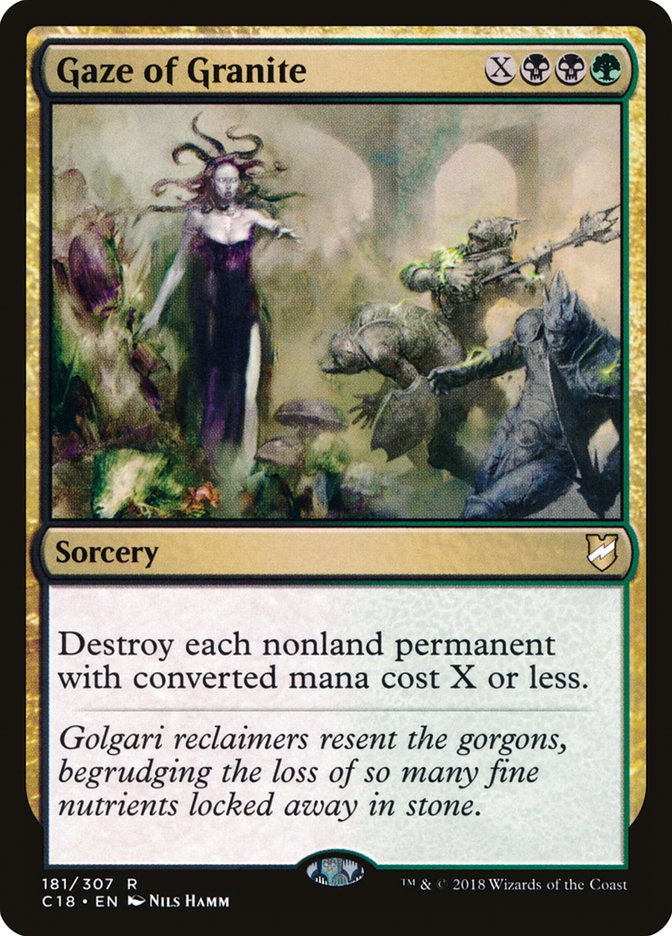 Gaze of Granite [Commander 2018] | Gear Gaming Bentonville
