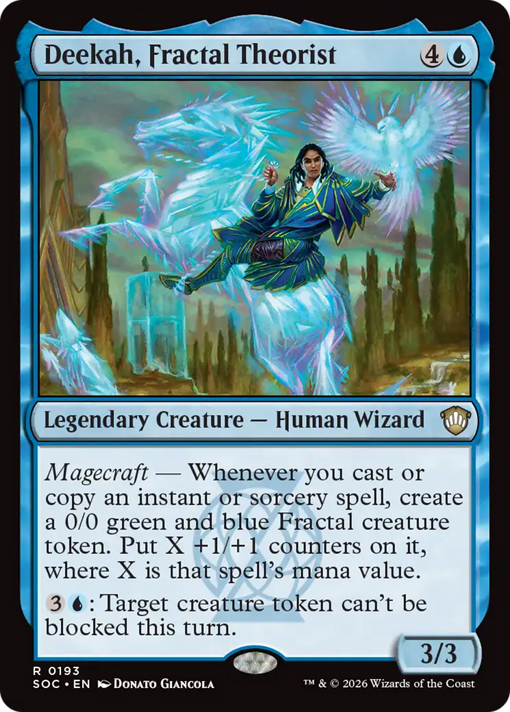 Deekah, Fractal Theorist [Secrets of Strixhaven Commander] | Gear Gaming Bentonville