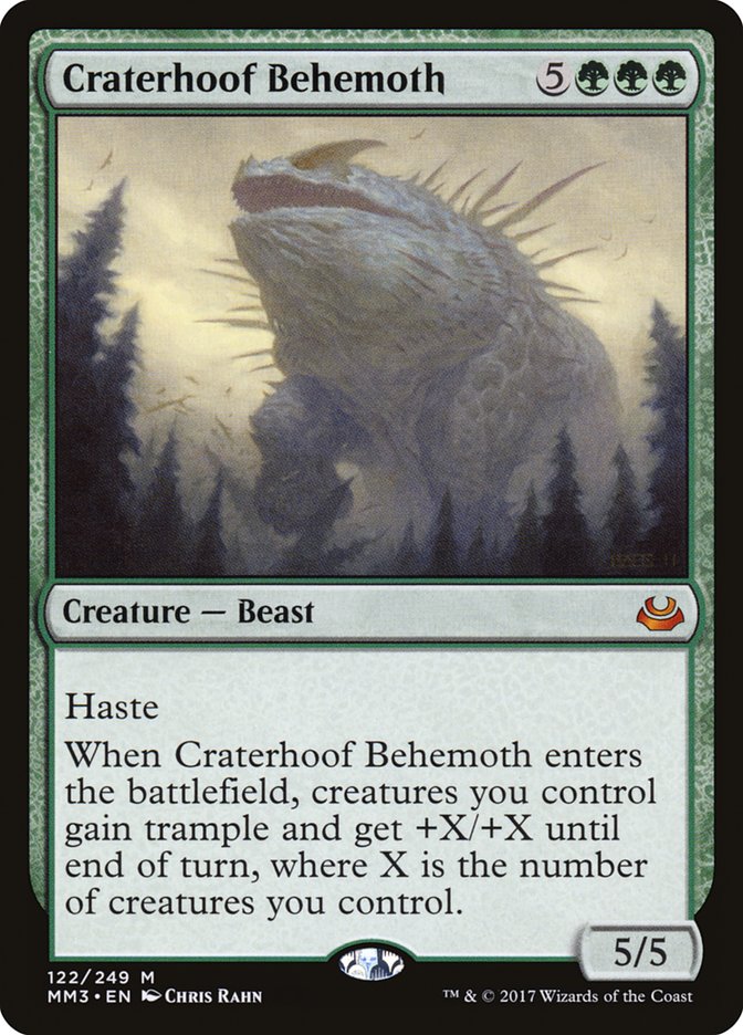 Craterhoof Behemoth [Modern Masters 2017] | Gear Gaming Bentonville