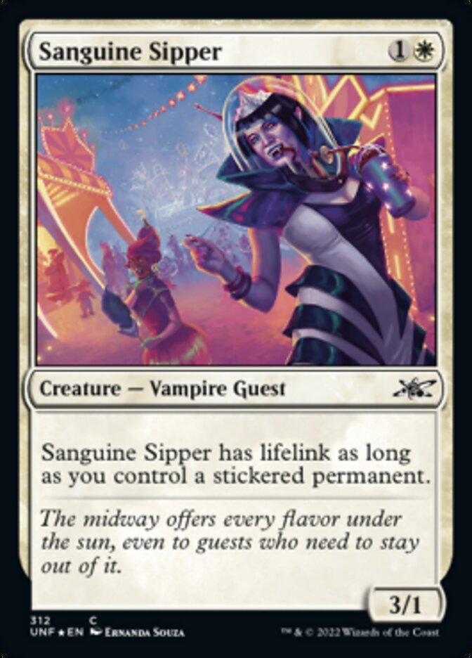 Sanguine Sipper (Galaxy Foil) [Unfinity] | Gear Gaming Bentonville