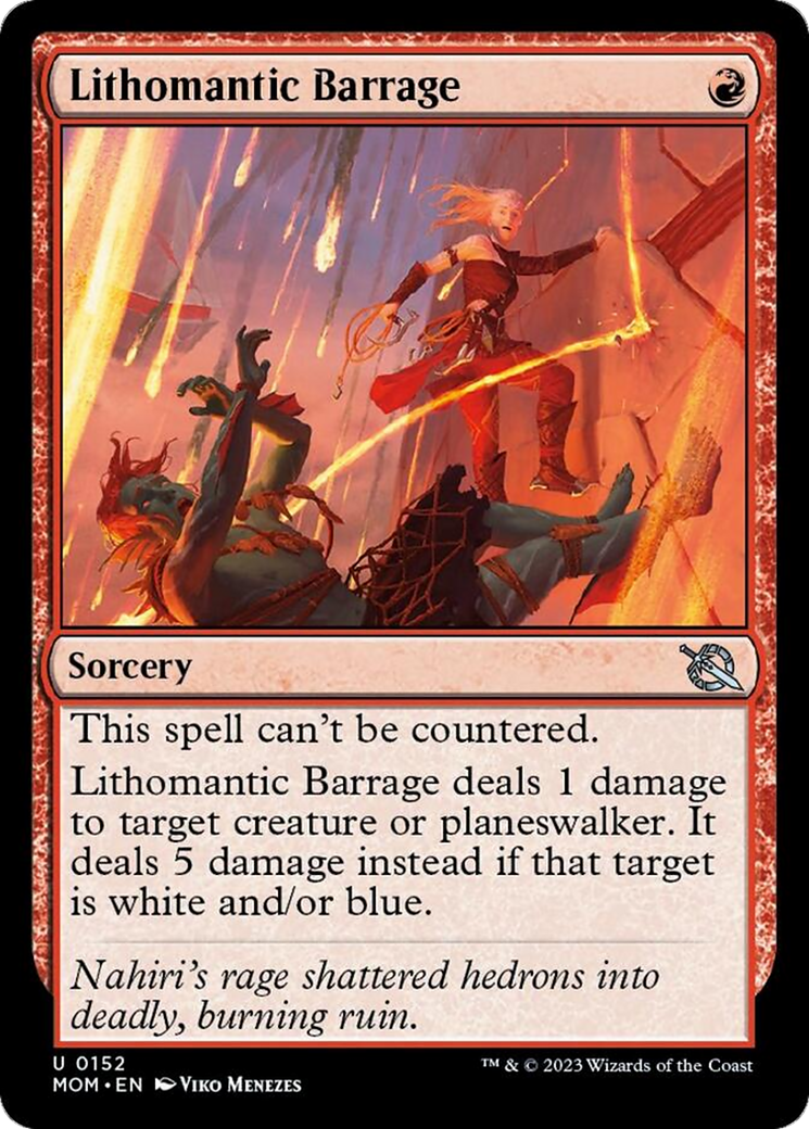 Lithomantic Barrage [March of the Machine] | Gear Gaming Bentonville