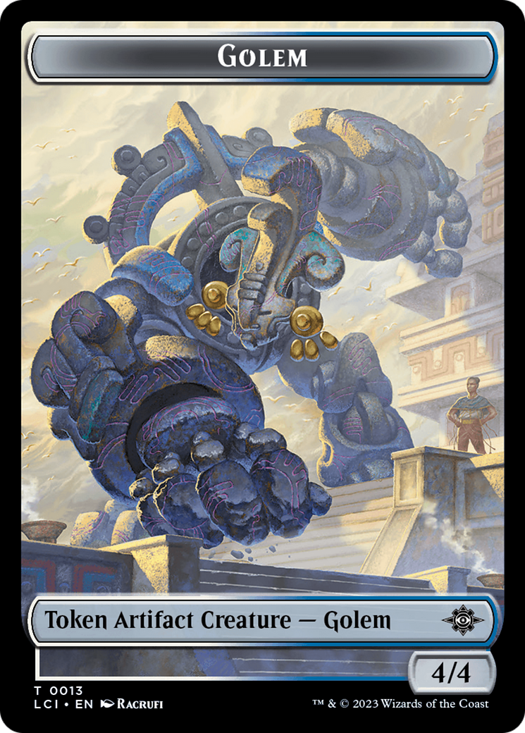 Gnome // Golem Double-Sided Token [The Lost Caverns of Ixalan Tokens] | Gear Gaming Bentonville