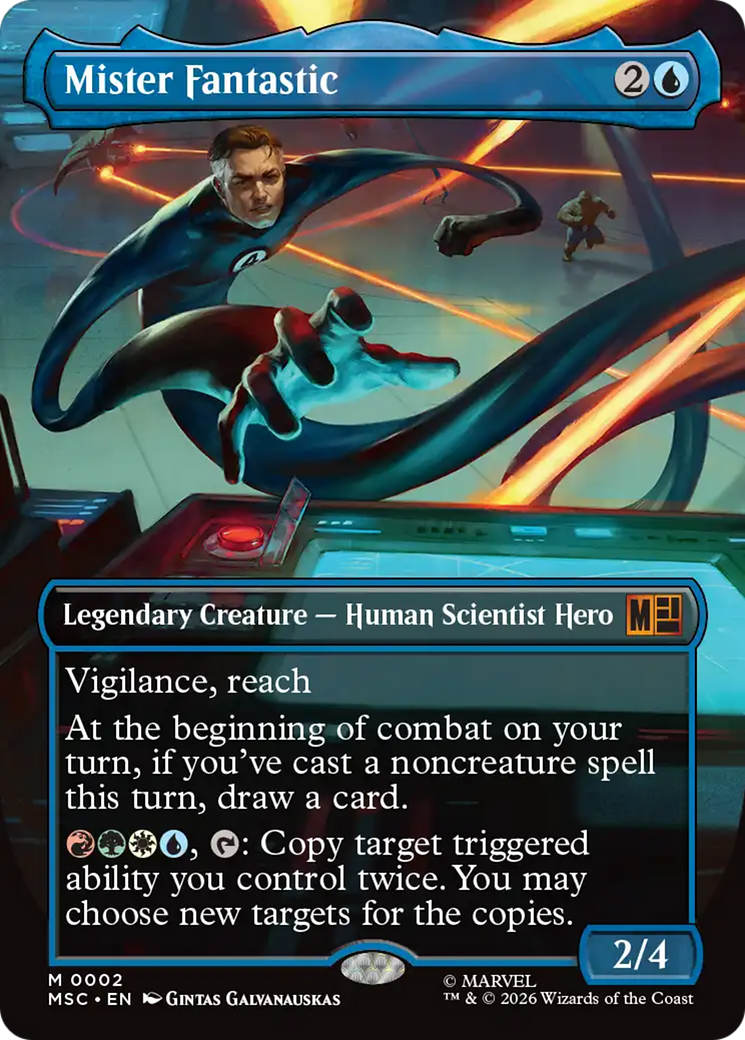 Mister Fantastic (Borderless) [Marvel Super Heroes Commander] | Gear Gaming Bentonville