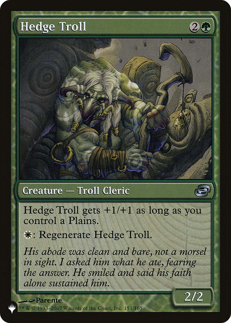 Hedge Troll [The List Reprints] | Gear Gaming Bentonville