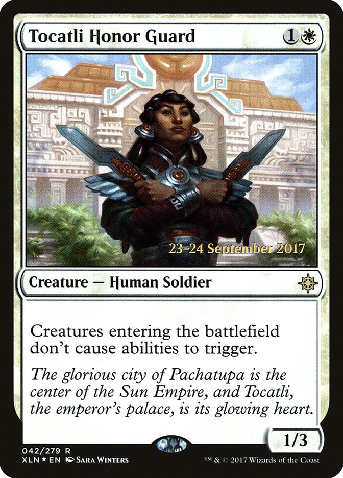 Tocatli Honor Guard [Ixalan Prerelease Promos] | Gear Gaming Bentonville
