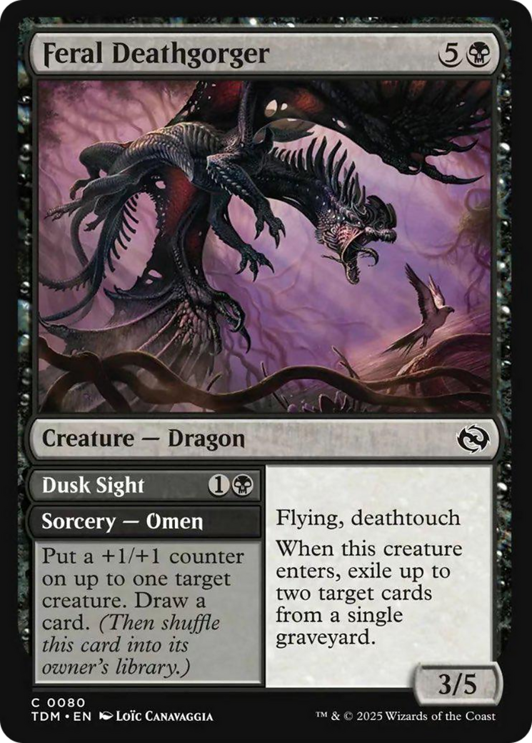 Feral Deathgorger (Showcase) [Tarkir: Dragonstorm] | Gear Gaming Bentonville