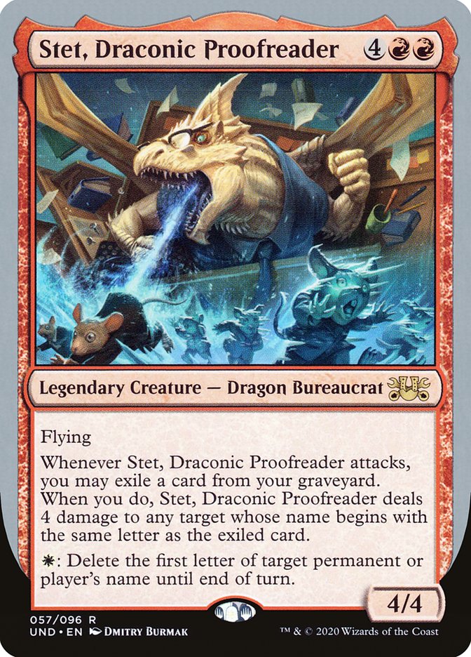 Stet, Draconic Proofreader [Unsanctioned] | Gear Gaming Bentonville