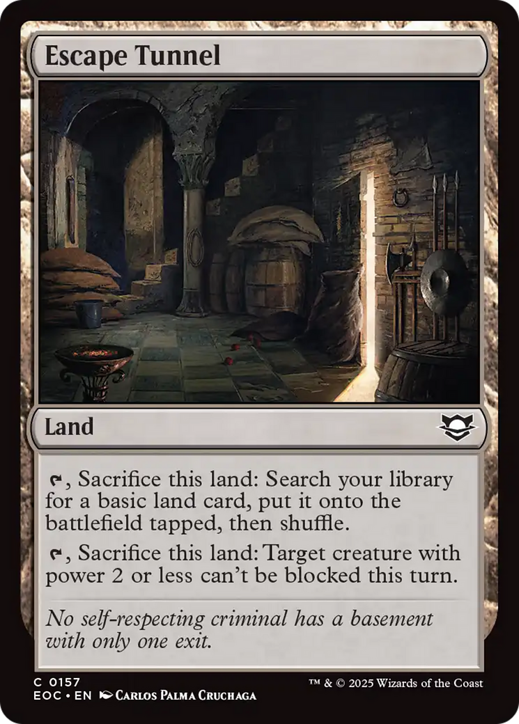 Escape Tunnel [Edge of Eternities Commander] | Gear Gaming Bentonville
