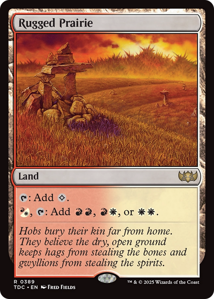 Rugged Prairie [Tarkir: Dragonstorm Commander] | Gear Gaming Bentonville