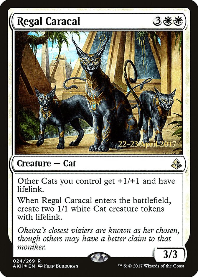 Regal Caracal [Amonkhet Prerelease Promos] | Gear Gaming Bentonville