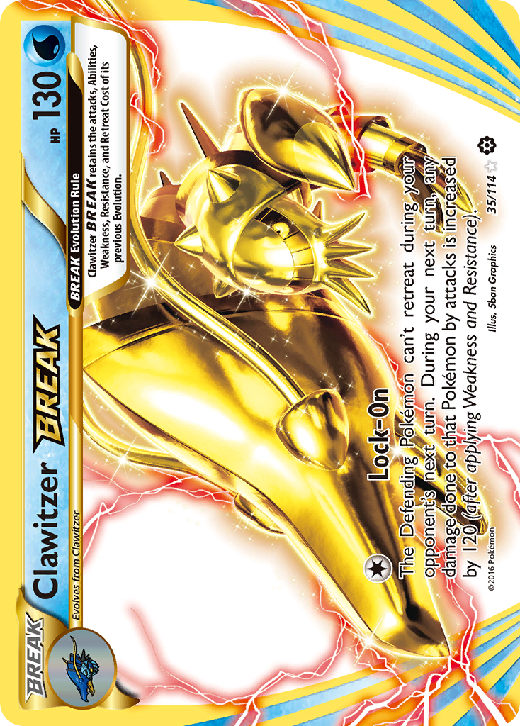 Clawitzer BREAK (35/114) [XY: Steam Siege] | Gear Gaming Bentonville