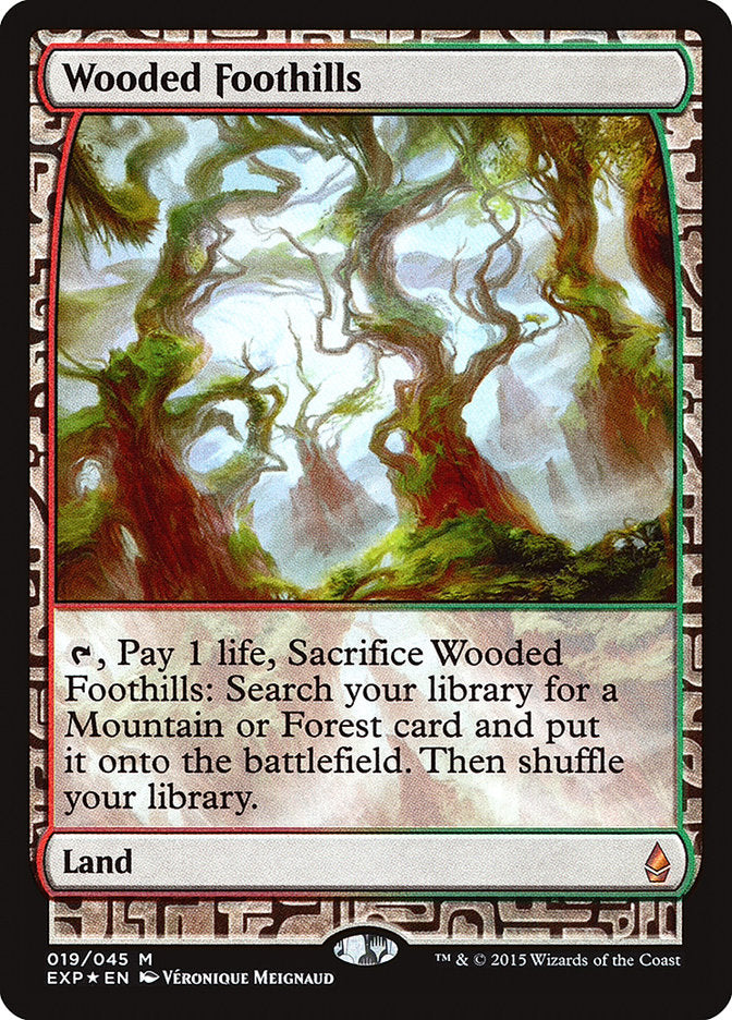 Wooded Foothills [Zendikar Expeditions] | Gear Gaming Bentonville