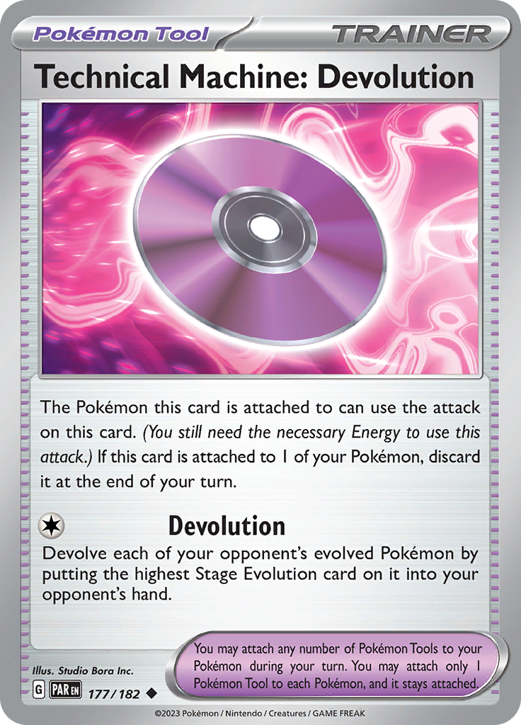 Technical Machine: Devolution (177/182) [Scarlet & Violet: Paradox Rift] | Gear Gaming Bentonville