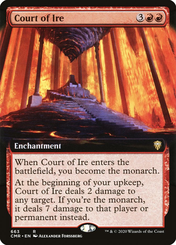 Court of Ire (Extended Art) [Commander Legends] | Gear Gaming Bentonville