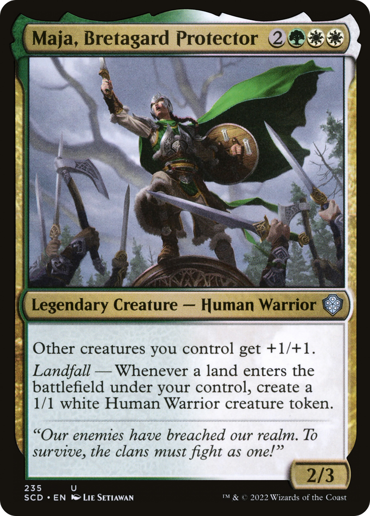 Maja, Bretagard Protector [Starter Commander Decks] | Gear Gaming Bentonville
