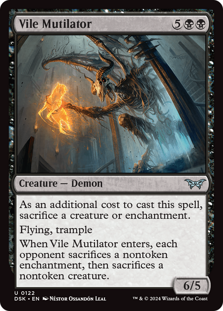 Vile Mutilator [Duskmourn: House of Horror] | Gear Gaming Bentonville