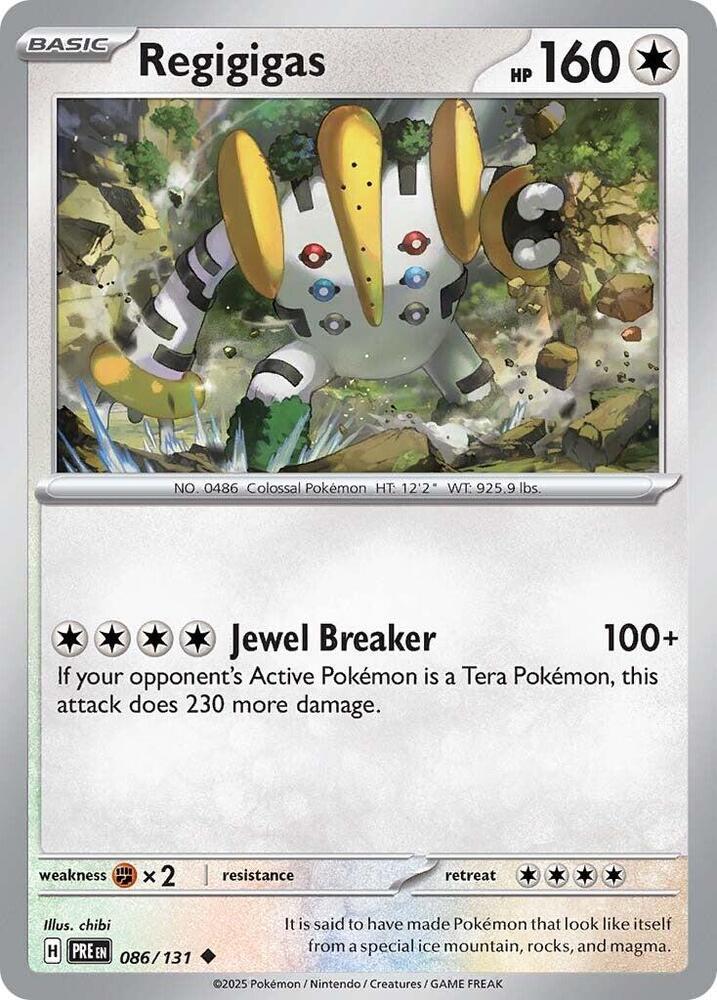 Regigigas (086/131) [Scarlet & Violet: Prismatic Evolutions] | Gear Gaming Bentonville