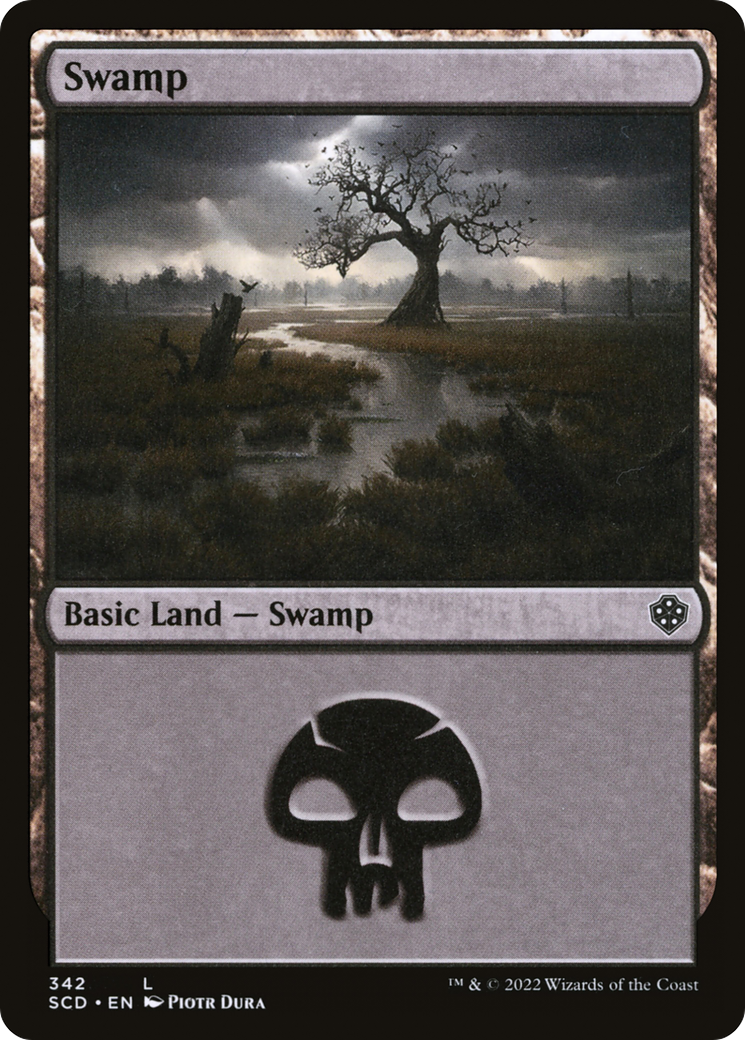Swamp (342) [Starter Commander Decks] | Gear Gaming Bentonville