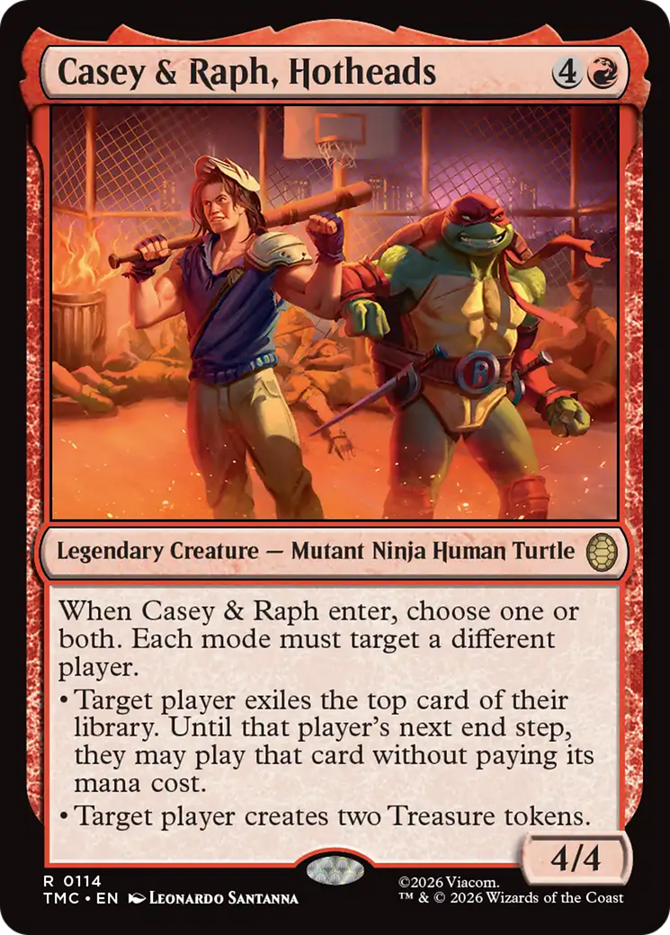 Casey & Raph, Hotheads [Teenage Mutant Ninja Turtles Commander] | Gear Gaming Bentonville