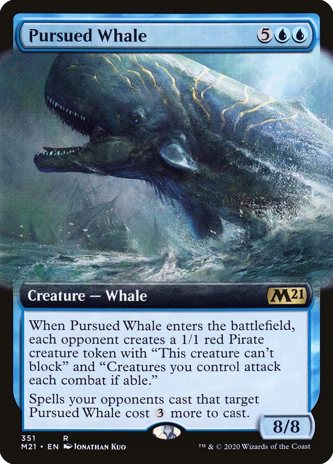 Pursued Whale (Extended Art) [Core Set 2021] | Gear Gaming Bentonville
