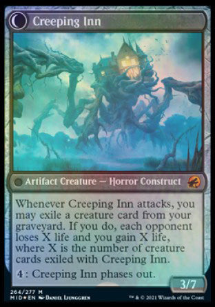 Hostile Hostel // Creeping Inn [Innistrad: Midnight Hunt Prerelease Promos] | Gear Gaming Bentonville