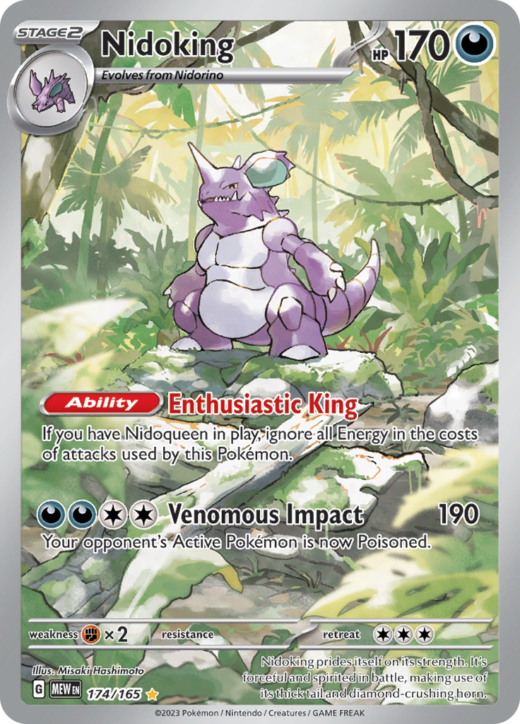 Nidoking (174/165) [Scarlet & Violet: 151] | Gear Gaming Bentonville