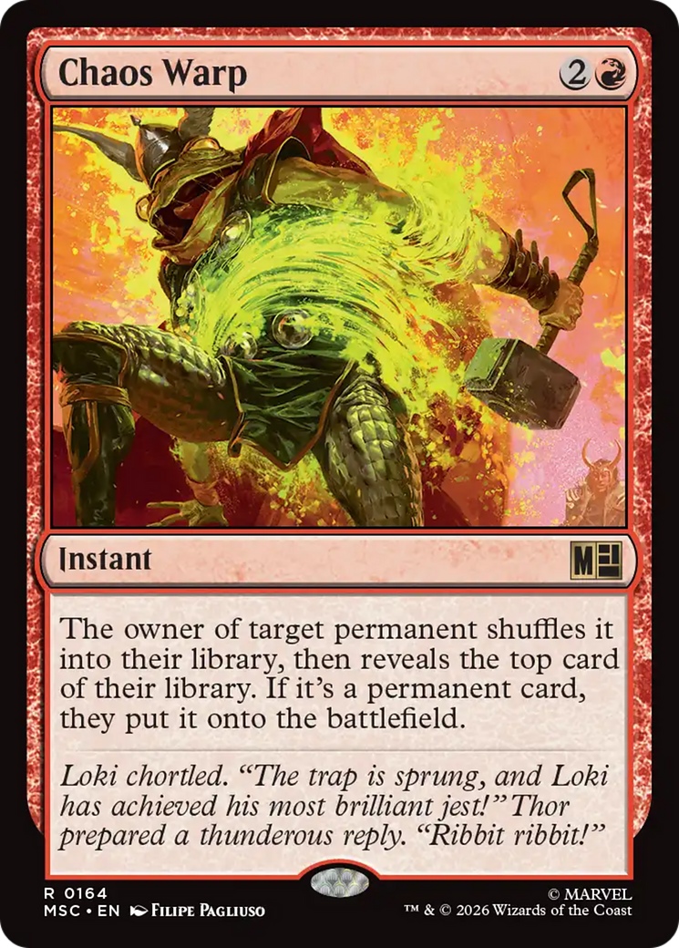 Chaos Warp (Surge Foil) [Marvel Super Heroes Commander] | Gear Gaming Bentonville