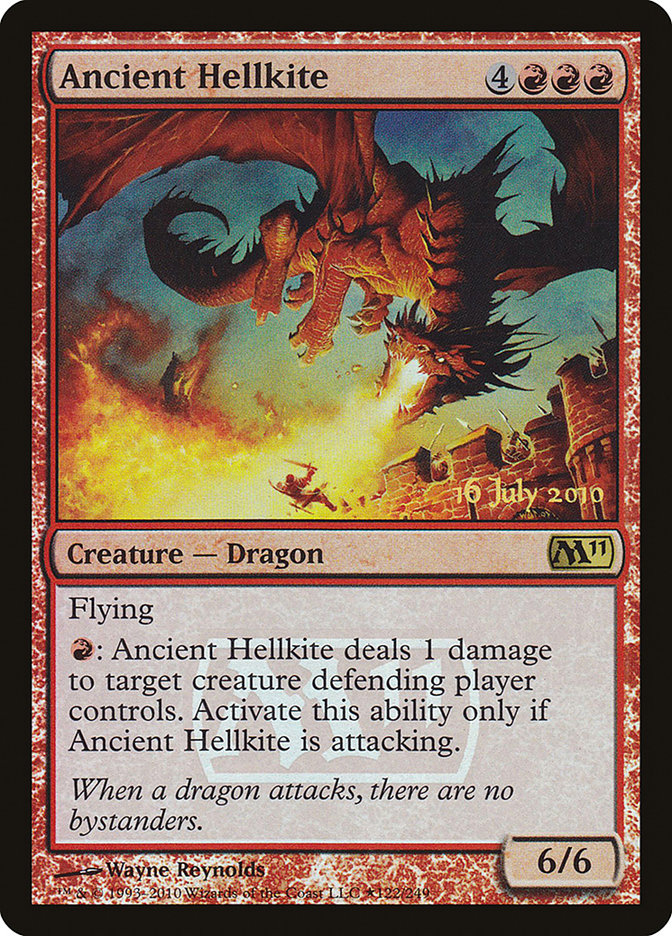 Ancient Hellkite [Magic 2011 Prerelease Promos] | Gear Gaming Bentonville