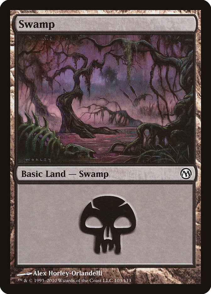 Swamp (103) [Duels of the Planeswalkers] | Gear Gaming Bentonville