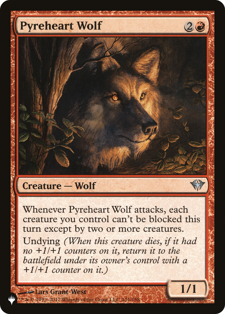 Pyreheart Wolf [The List Reprints] | Gear Gaming Bentonville