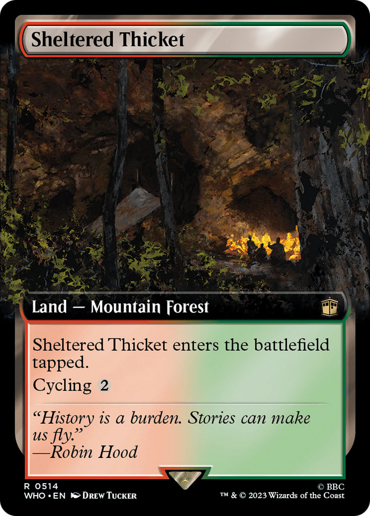 Sheltered Thicket (Extended Art) [Doctor Who] | Gear Gaming Bentonville