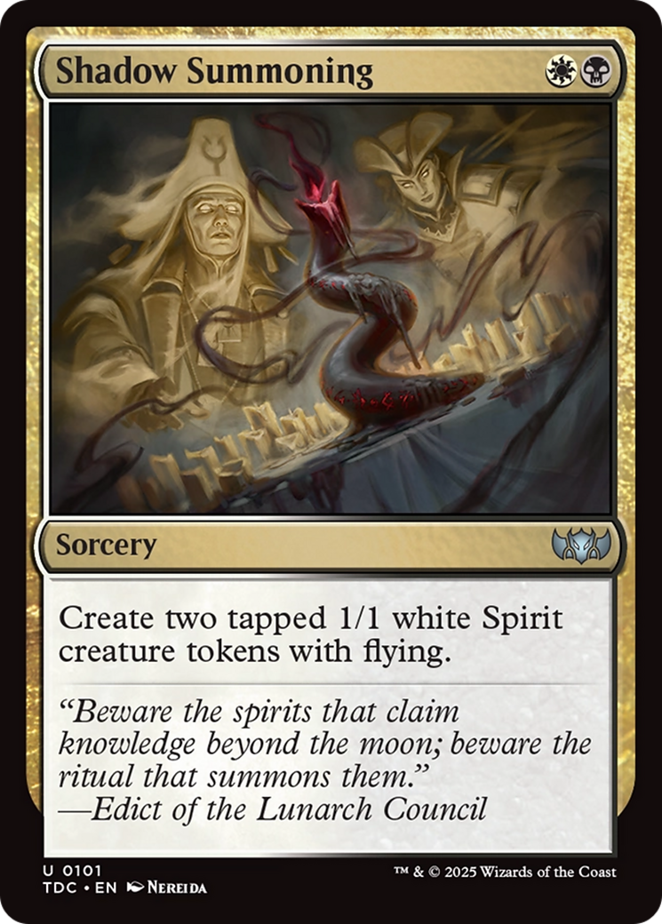 Shadow Summoning [Tarkir: Dragonstorm Commander] | Gear Gaming Bentonville