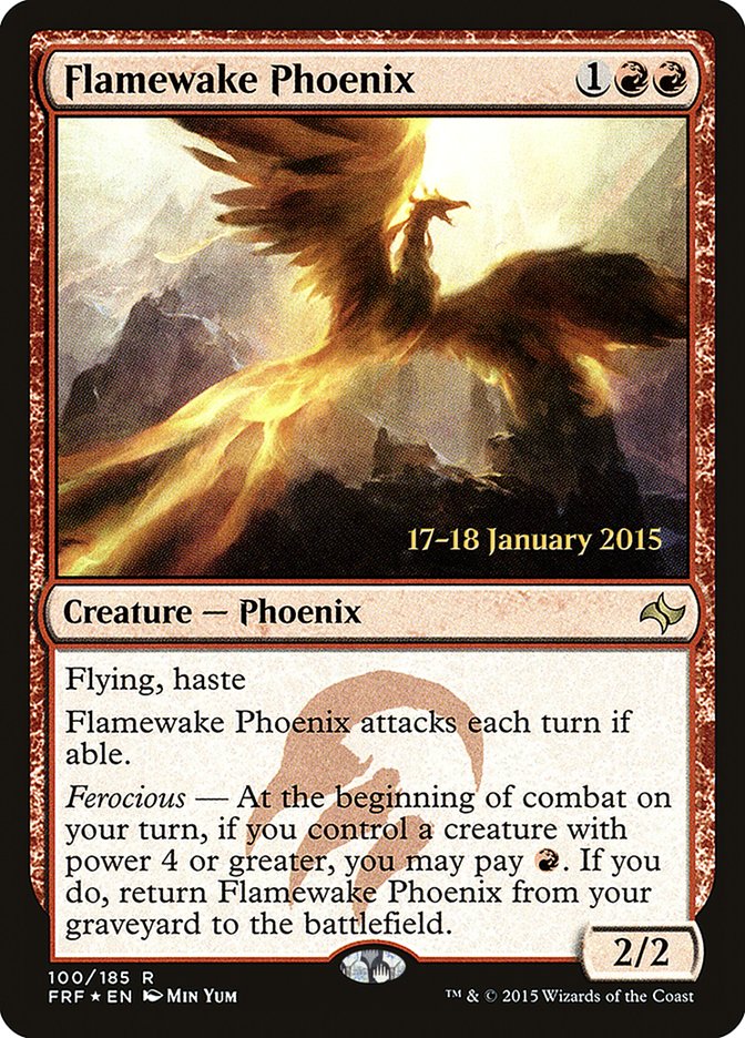 Flamewake Phoenix [Fate Reforged Prerelease Promos] | Gear Gaming Bentonville