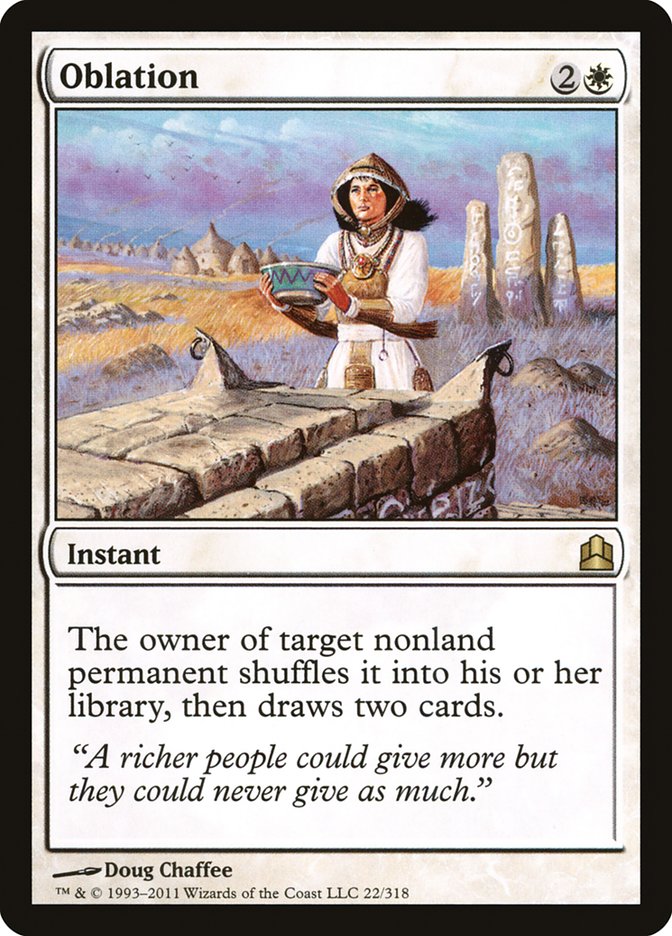 Oblation [Commander 2011] | Gear Gaming Bentonville