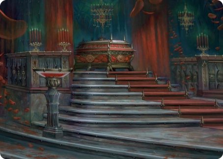 Edgar Markov's Coffin Art Card [Innistrad: Crimson Vow Art Series] | Gear Gaming Bentonville
