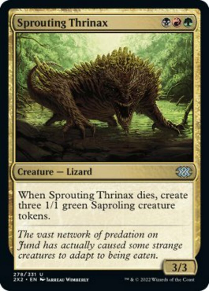 Sprouting Thrinax [Double Masters 2022] | Gear Gaming Bentonville