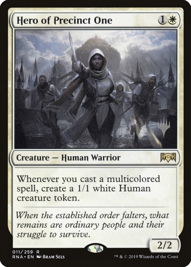 Hero of Precinct One (Promo Pack) [Ravnica Allegiance Promos] | Gear Gaming Bentonville