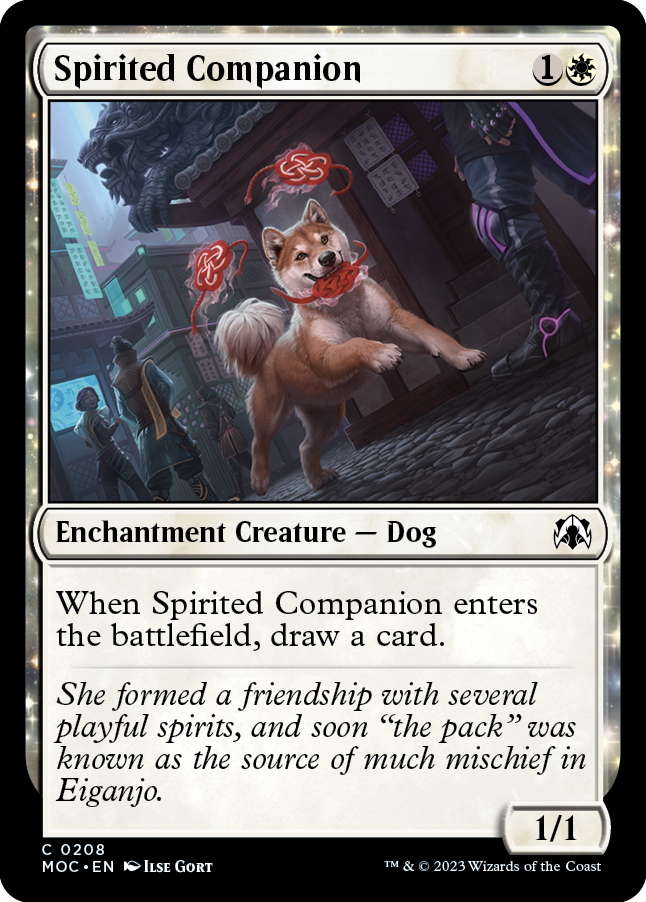 Spirited Companion [March of the Machine Commander] | Gear Gaming Bentonville